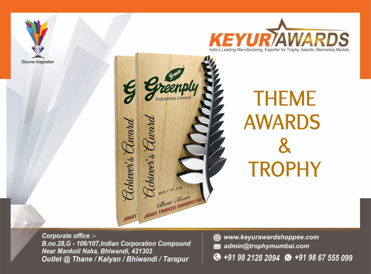 Manufacturer of customised awards trophy